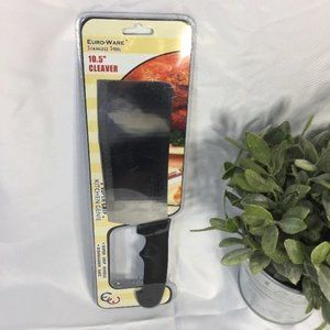 Euro Ware Stainless Steel 10.5 Cleaver